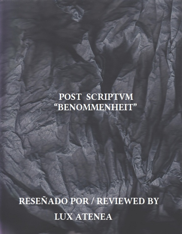 POST SCRIPTVM - BENOMMENHEIT
