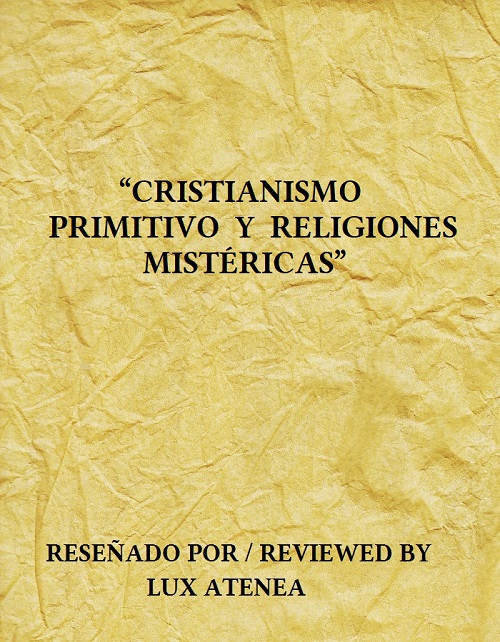 CRISTIANISMO PRIMITIVO Y RELIGIONES MISTERICAS