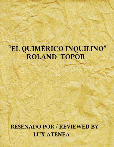 ROLAND TOPOR - EL QUIMERICO INQUILINO