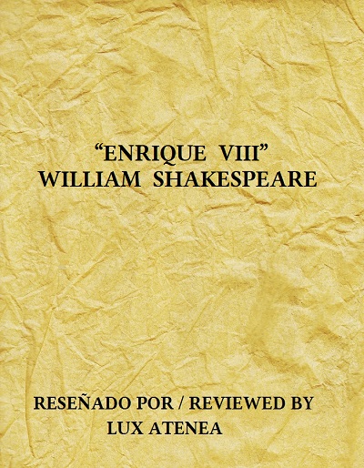 WILLIAM SHAKESPEARE - ENRIQUE VIII