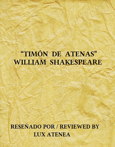 WILLIAM SHAKESPEARE - TIMON DE ATENAS
